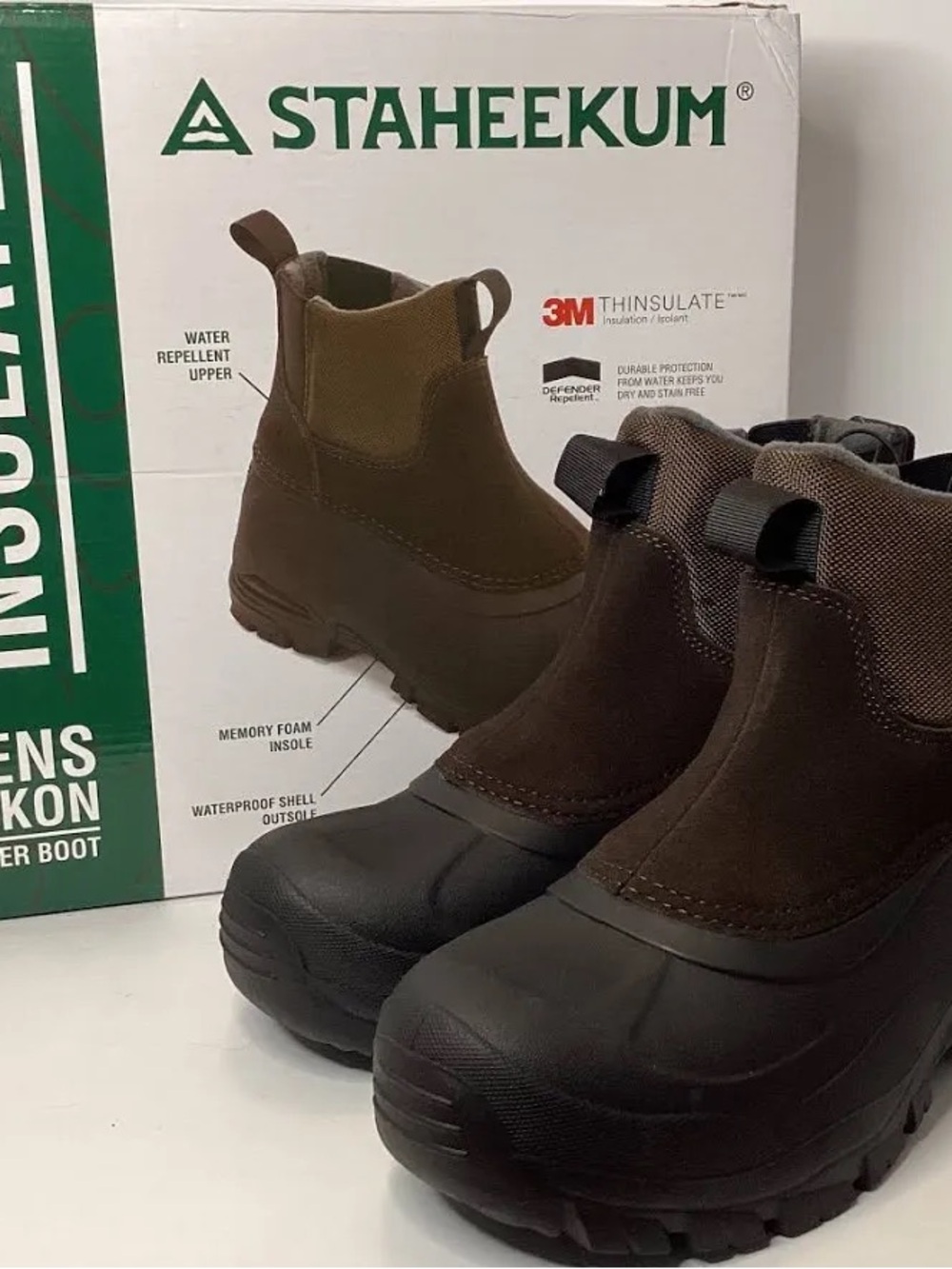 Men's Yukon Chelsea-Style Waterproof Boot in Brown